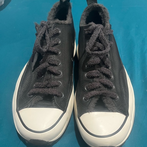 Converse Run Star Hike Low Cozy Club Almost Black Shoes Size mens 9.5 womens 11 - Picture 2 of 15